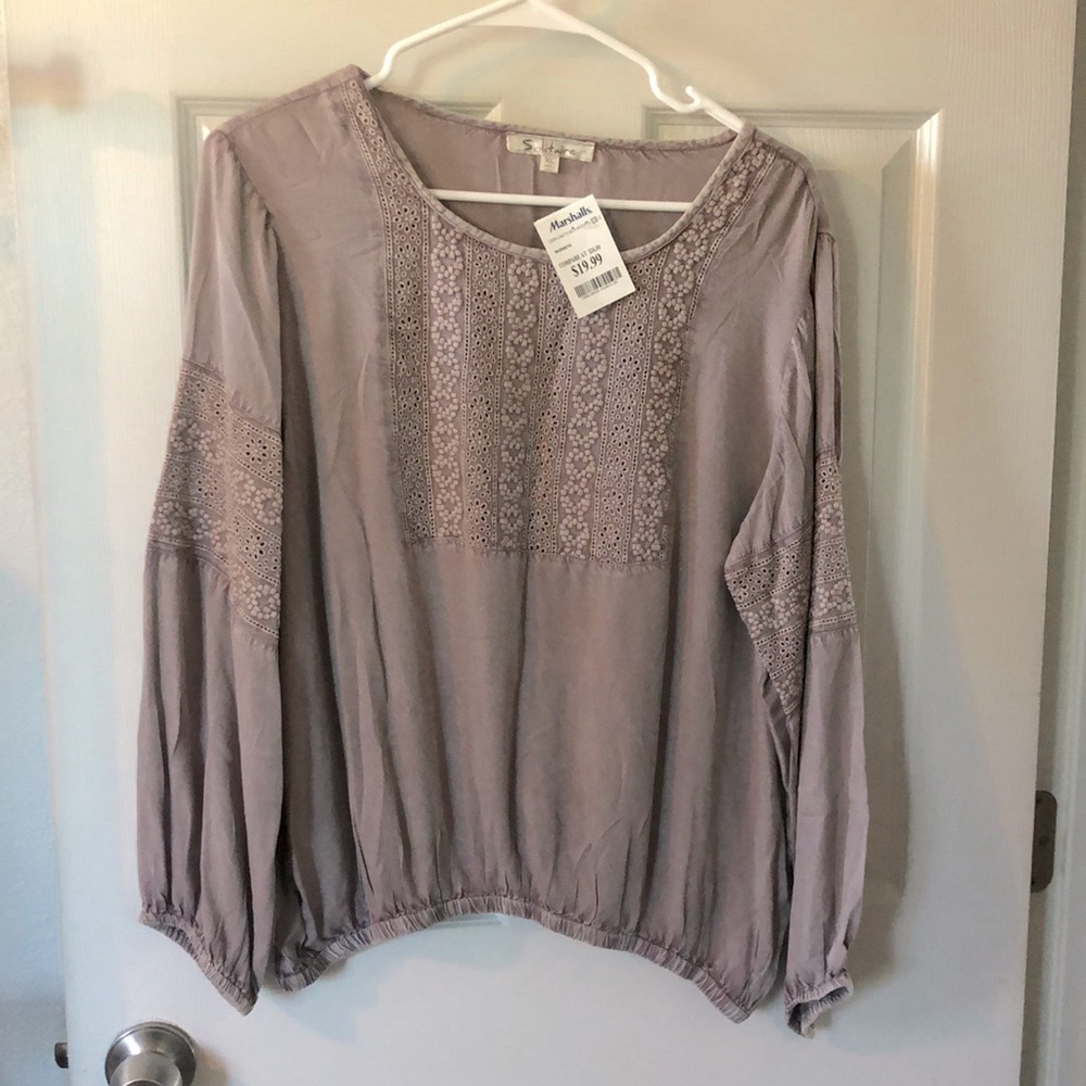 Solitaire, XL long sleeve blouse,